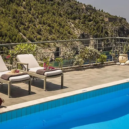 Villa Sensational Kefalonia Lotto 2 Bedrooms Seafront Spectacular Sea Views Private Outdoor Pool Assos